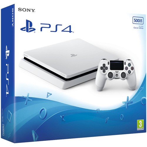 Console play station - play, glacier